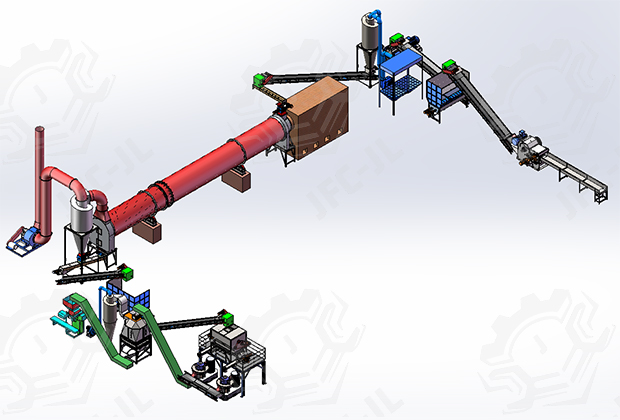 5T/H WOOD SAWDUST PELLET PRODUCTION LINE